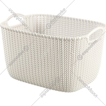 Корзинка «Curver» Knit, Белая, 39х29х23 см