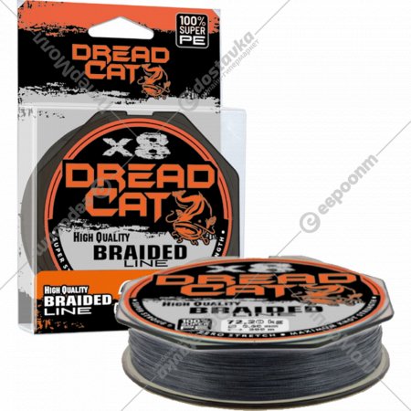 Леска плетеная «Konger» Dread Cat X8 Black, 865000090, 300 м, 0.50 мм