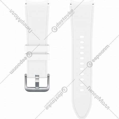 Ремешок «Samsung» Ridge Sport Band для Galaxy Watch4, 20mm, M/L, White, ET-SFR89LWEGRU