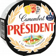 Сыр с плесенью «President» Camembert, 45%, 125 г