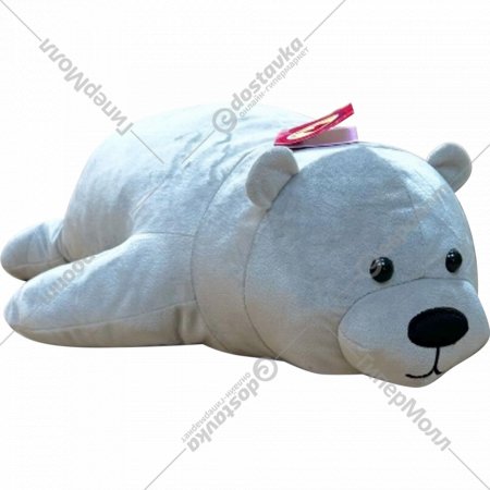 Мягкая игрушка «Мальвина» Медведь лежащий серый, 2.337.1, 65 см