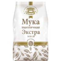 

Мука пшенич."УЛАДАР"(ЭКСТРА М54-28)0.8кг