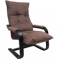 Кресло «Leset» Форест, венге/коричневый велюр V 23