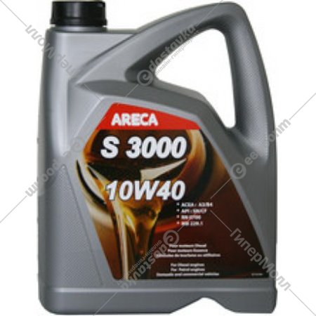 Масло моторное «Areca» S3000, 10W-40, 12106, 4 л