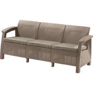 Диван садовый «Keter» Corfu II Max Love Seat, капучино