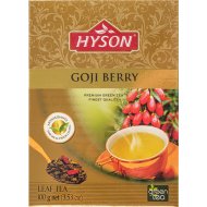 Чай зеленый крупнолистовой «Hyson» с ароматом ягоды годжи, 100 г