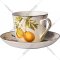 Чашка с блюдцем «Lefard» Лимоны, 104-571, 500 мл