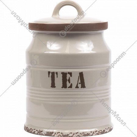 Банка для сыпучих продуктов «Belbohemia» Tea, LF13299-Grey, 800 мл