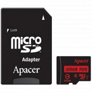 Карта памяти «Apacer» microSDXC AP128GMCSX10U5-R.