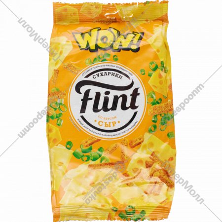 Сухарики пшенично-ржаные «Flint» со вкусом сыра, 190 г