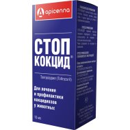 Суспензия для животных «Apicenna» Стоп-кокцид, 10 мл