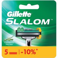 Сменные кассеты «Gillette» Slalom, 5 шт