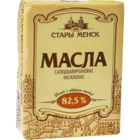 

Масло"СТАРЫ МЕНСК"слад,несол,82.5%,160г