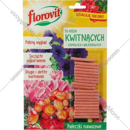 Удобрение «Florovit» Палочки удобрительные для цветущих, 20 шт