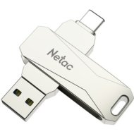 USB-накопитель «Netac» 512GB USB 3.0+TypeC FlashDrive U782С, NT03U782C-512G-30PN