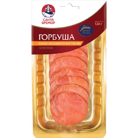 Горбуша Санта Бремор холодного копчения, 120 г