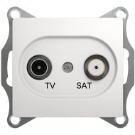 Розетка TV-SAT «Glossa» оконечная 1DB, механизм, GSL000297.