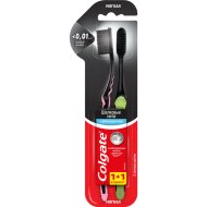 Щетка зубная «Colgate» шелковые нити, 1+1, зеленый/розовый