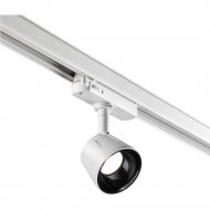 Трековый светильник «Novotech» Knof, Port NT21 098, 358715, корпус белый/рефлектор черный