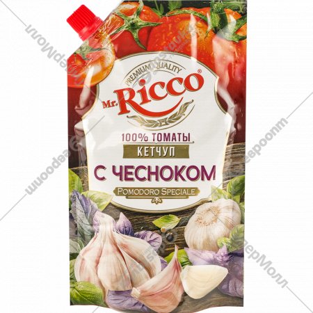 Кетчуп «Mr.Ricco» с чесноком, 300 г