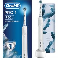 Электрическая зубная щетка «Braun» PRO1(750) Cross Action Wh+TC Oral-B, 3756
