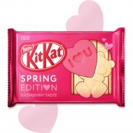 Шоколад «KitKat» со вкусом малины и хрустящей вафлей, 108 г