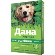 Ошейник для собак «Apicenna» Дана Ультра, инсектоакарицидный, зеленый, 60 см