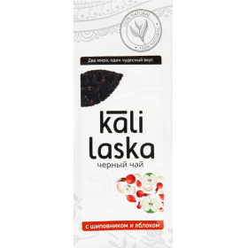 Чай черный «Kali Laska» с ши­пов­ни­ком и яб­ло­ком, 100 г