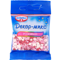 

Декор-микс "DR.OETKER"(розовый) 10г