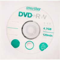 

Диск"SMARTBUY"(DVD+RW,4,7Gb,4*SP-100/600