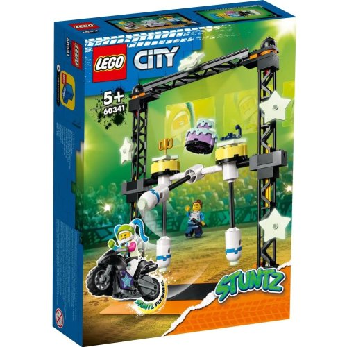 Конструктор «Lego» CITY, Трюковое испытание Нокдаун, 60341
