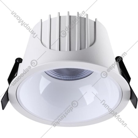 Светильник встраиваемый «Novotech» Knof, Spot NT21 207, 358698, корпус белый/рефлектор белый