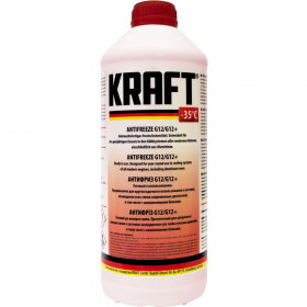 Ан­ти­фриз «Kraft» KF109, G12/G12+, крас­ный, 1.5 л