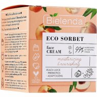 Крем для лица «Bielenda» Eco Sorbet Peach, увлажняющий и питательный, 45333, 50 мл