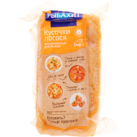 

Кусочки лосося рубл."РЫБАХИТ" (в/у) 500г