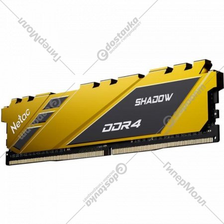 Оперативная память «Netac» Shadow DDR4 8GB C16, NTSDD4P32SP-08Y, yellow