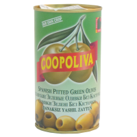 

Оливки зеленые "КООПОЛИВА" (б/к) 350 г