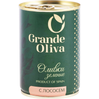 

Оливки зел."GRANDE OLIVE"(лосось) 280г