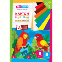 

Картон цв (А4,8л,8цв,Нкн8-8_28650)