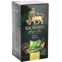 

Чай "RICHARD"(Royal Melissa черн)25x1,5г