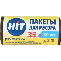 

Пакеты для мусора "HIT" (35л/30шт)