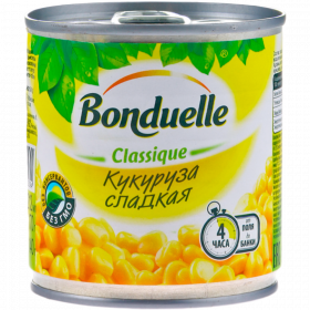 Ку­ку­ру­за кон­сер­ви­ро­ван­ная «Bonduelle» слад­кая, 170 г