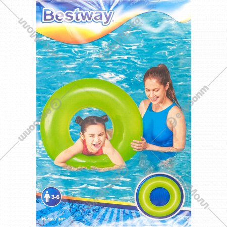 Круг надувной для плавания «Bestway» матовый неоновый, 36024, 76 см