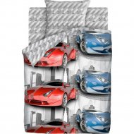 Комплект постельного белья «Juno» Скоростные гонки, 16141-1/16209-2, 70х70