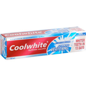 Зубная паста «Coolwhite» безупречное отбеливание, 100 г.