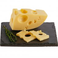 Сыр твердый «Новогрудские дары» Maasdam Elite, 45%, 1 кг, фасовка 0.25 - 0.3 кг