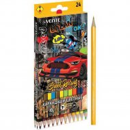 Набор цветных карандашей «deVente» Street Racing, 5024104, 24 цвета