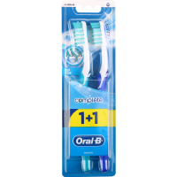 

Зуб.щет"ORAL-В"(гл.чис,1+1шт)голуб/фиол