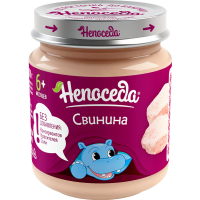 

Пюре "НЕПОСЕДА" (свинина,с 6 мес) 100г