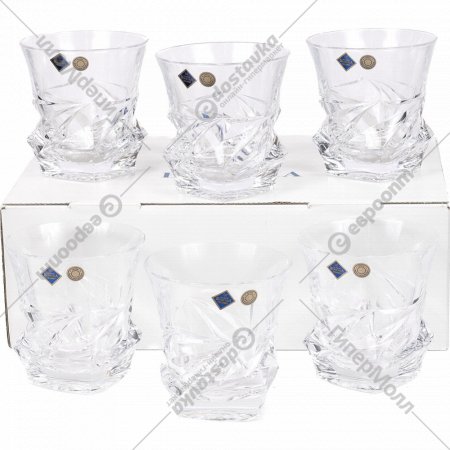 Набор стаканов «Bohemia Crystal» Dynamic, 93/29C52/0/93K74/300, 300 мл, 6 шт